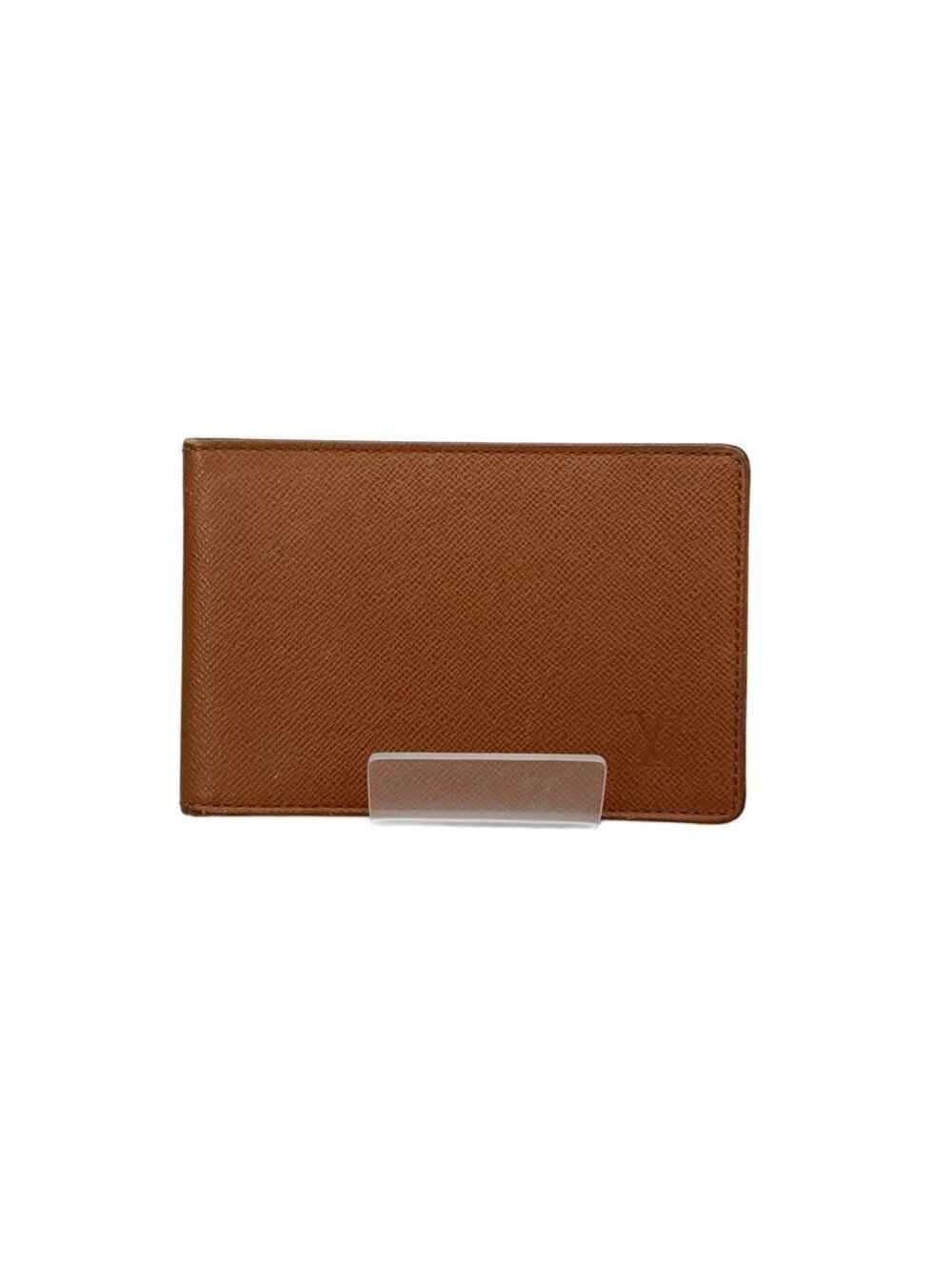 LOUIS VUITTON Pass Case Wallet Taiga Brown